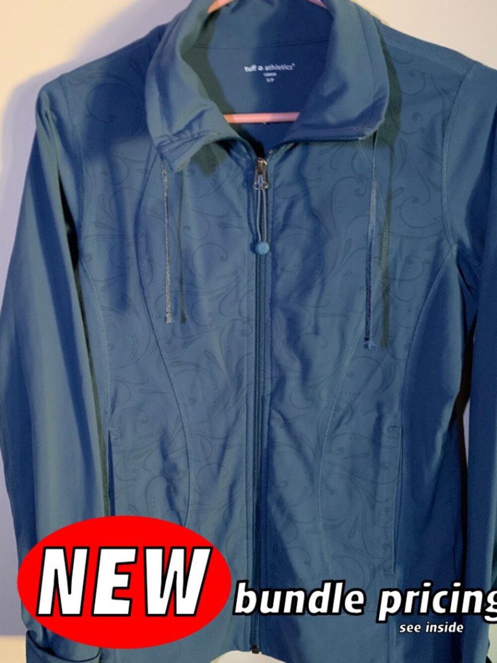Tuff Athletics Zippered Jacket SMALL